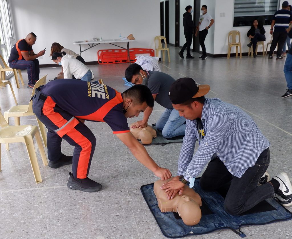 JHMC, BFP- Baguio Hold Fire Safety Seminar and BLS training