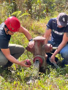 EPRT Conducts Fire Hydrant Inspection at the CJH Trail