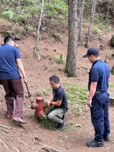 Fire Hydrants and Standpipes Inspection at the Camp John Hay Trails