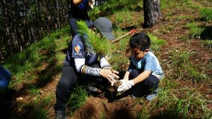 JHMC annual tree planting in celebration of Arbor Day