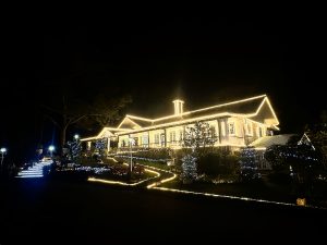 CJH’s  Bell House and Amphitheatre Decked Out with Lights