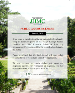 PUBLIC ANNOUNCEMENT