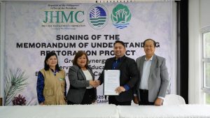 JHMC, ERDB Seal Environmental Pact; JHMC BOD Eyes New Stewardship Committee