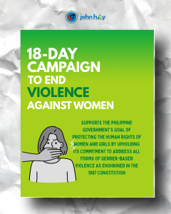 18-Day Campaign to End Violence Against Women and Children